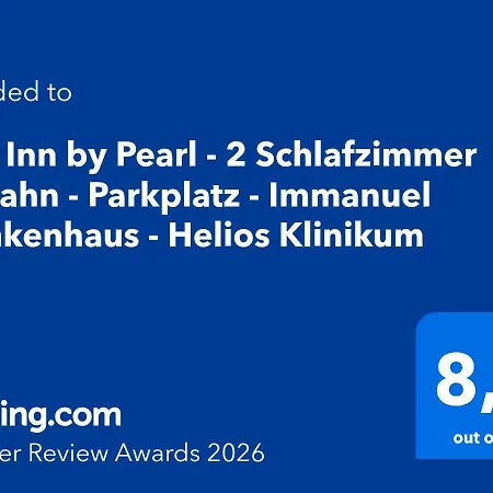 Stay Inn By Pearl - 1 Schlafzimmer - 2 Zimmer - S-Bahn - Parkplatz - Immanuel Krankenhaus - Helios Klinikum Kolonie Rontgental